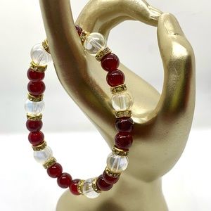 [Classy] Fine Glass Beaded Bracelet